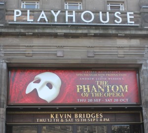 Edinburgh Playhouse Front Sign
